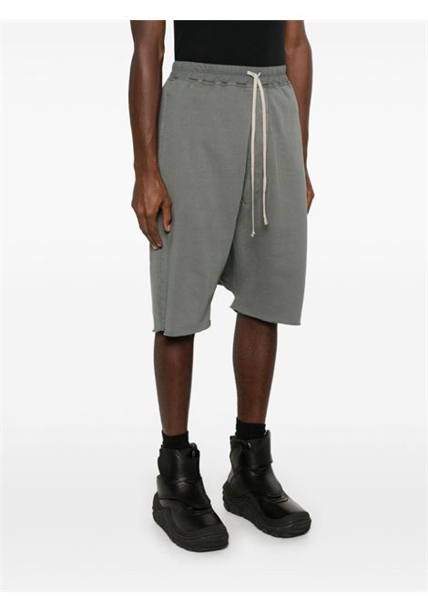 Bermuda con coulisse in grigio Rick Owens DRKSHWD - uomo RICK OWENS DRKSHDW | DU02D2380FP88